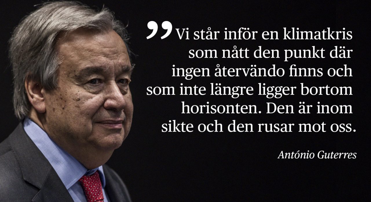 FN-chefen António Guterres.