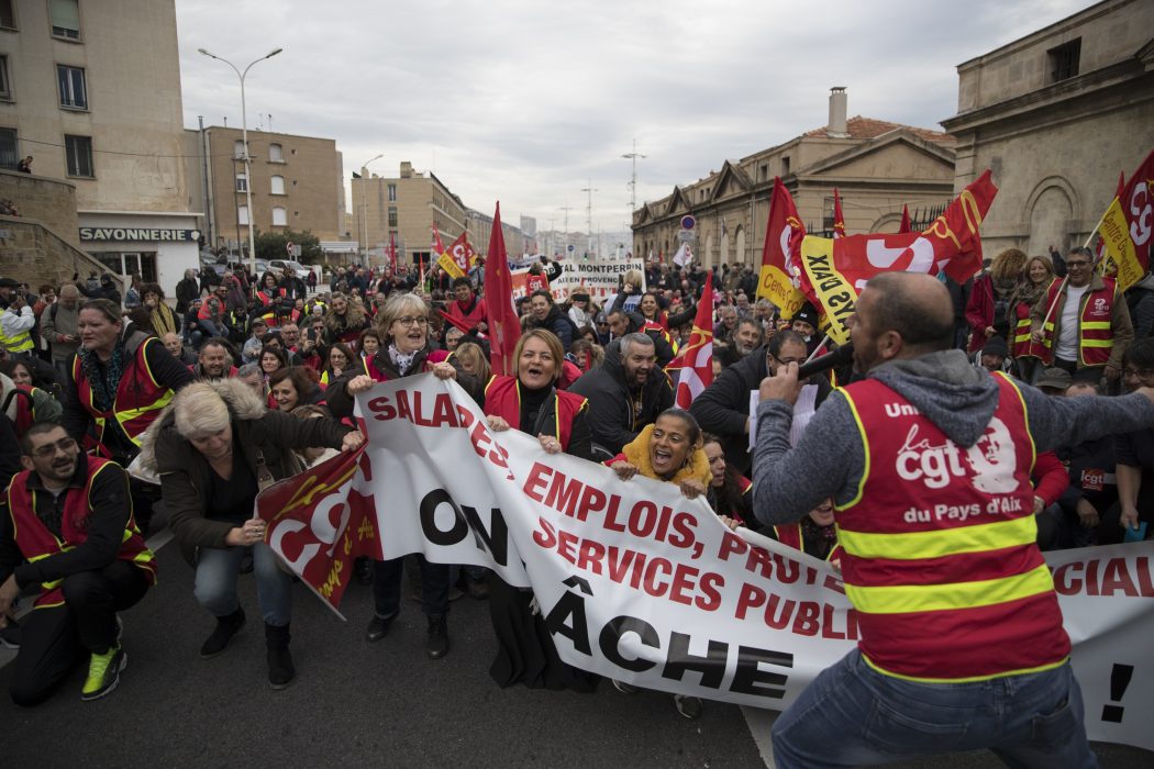 "Macron är arbetsgivarnas president.