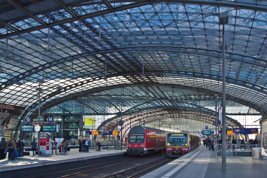 Berlin Hauptbahnhof.