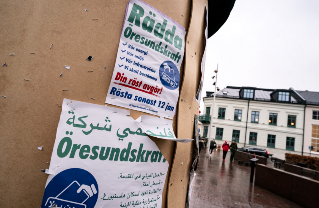 Nej-sidan vann med stor majoritet i Helsingborg.