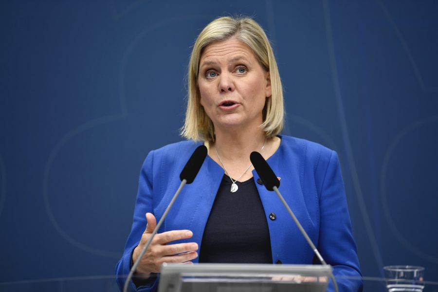 Finansminister Magdalena Andersson (S) motsätter sig EU-kommissionens finansieringsförslag för klimatomställningen.