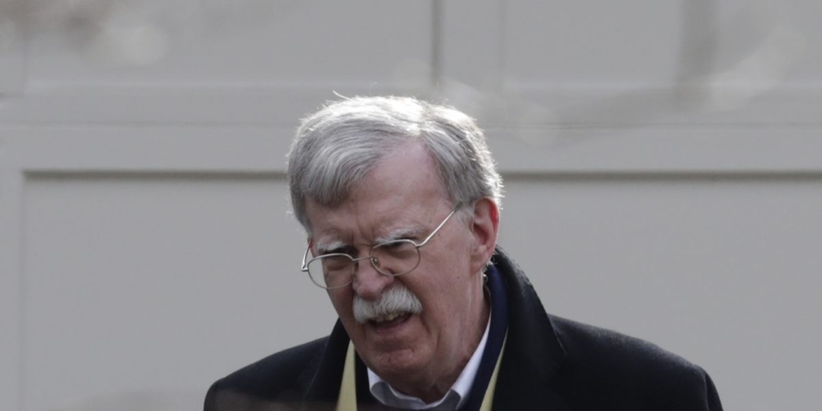 John Bolton, USA:s tidigare nationella säkerhetsrådgivare.