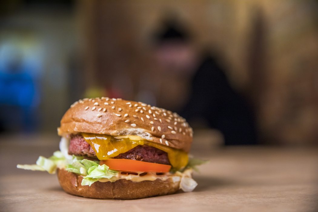 En vegansk burgare från det amerikanska företaget Beyond meat.