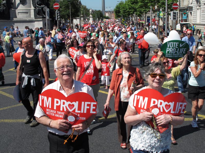 Abortmotståndare har sedan abort legaliserades på Irland för ett år sedan protesterat utanför sjukhus och kliniker där aborter genomförs.