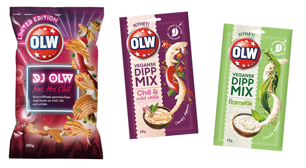 OLW har överlägset störst sortiment av veganska chipssmaker och nu lanseras fler.