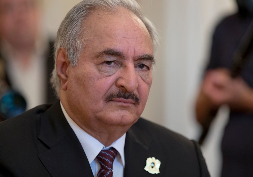 Libyske krigsherren Khalifa Haftar.