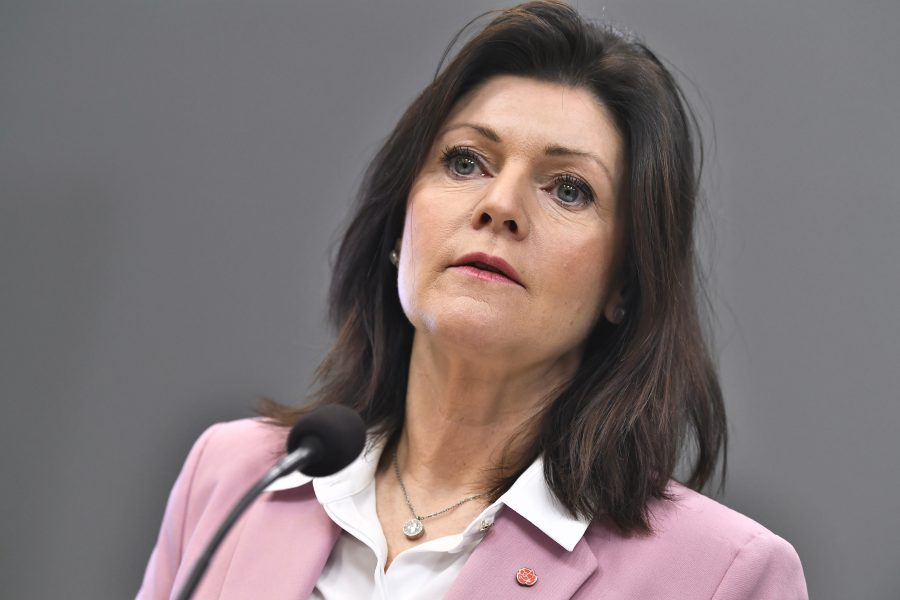 Arbetsmarknadsminister Eva Nordmark (S) .