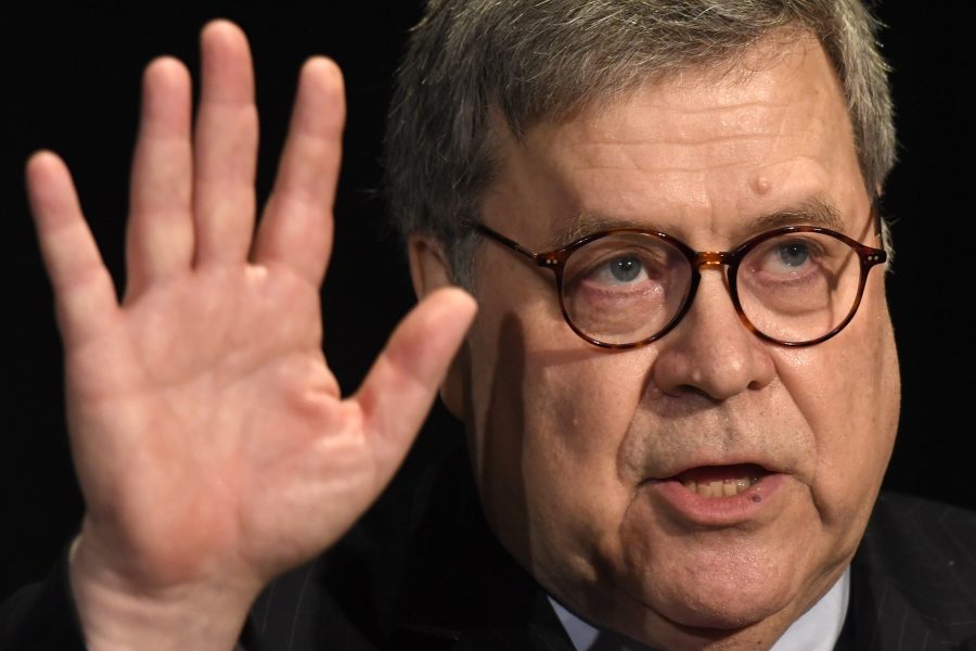 USA:s justitieminister William Barr.