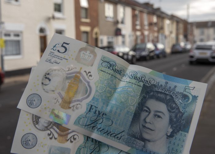 En britisk ti pund (gbp) seddel