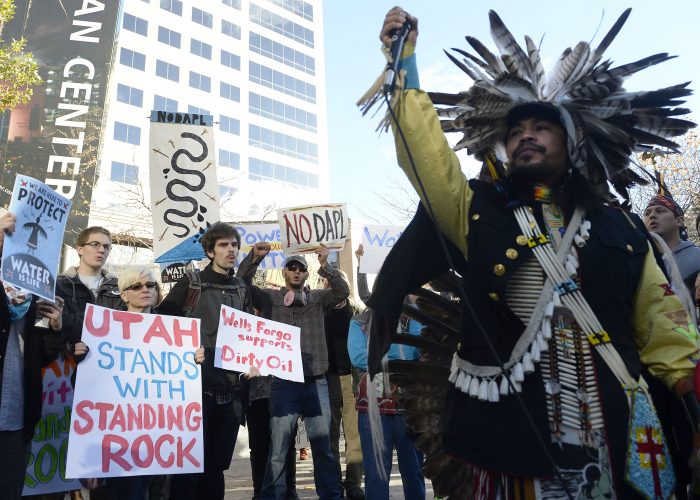 Oil Pipeline Protest