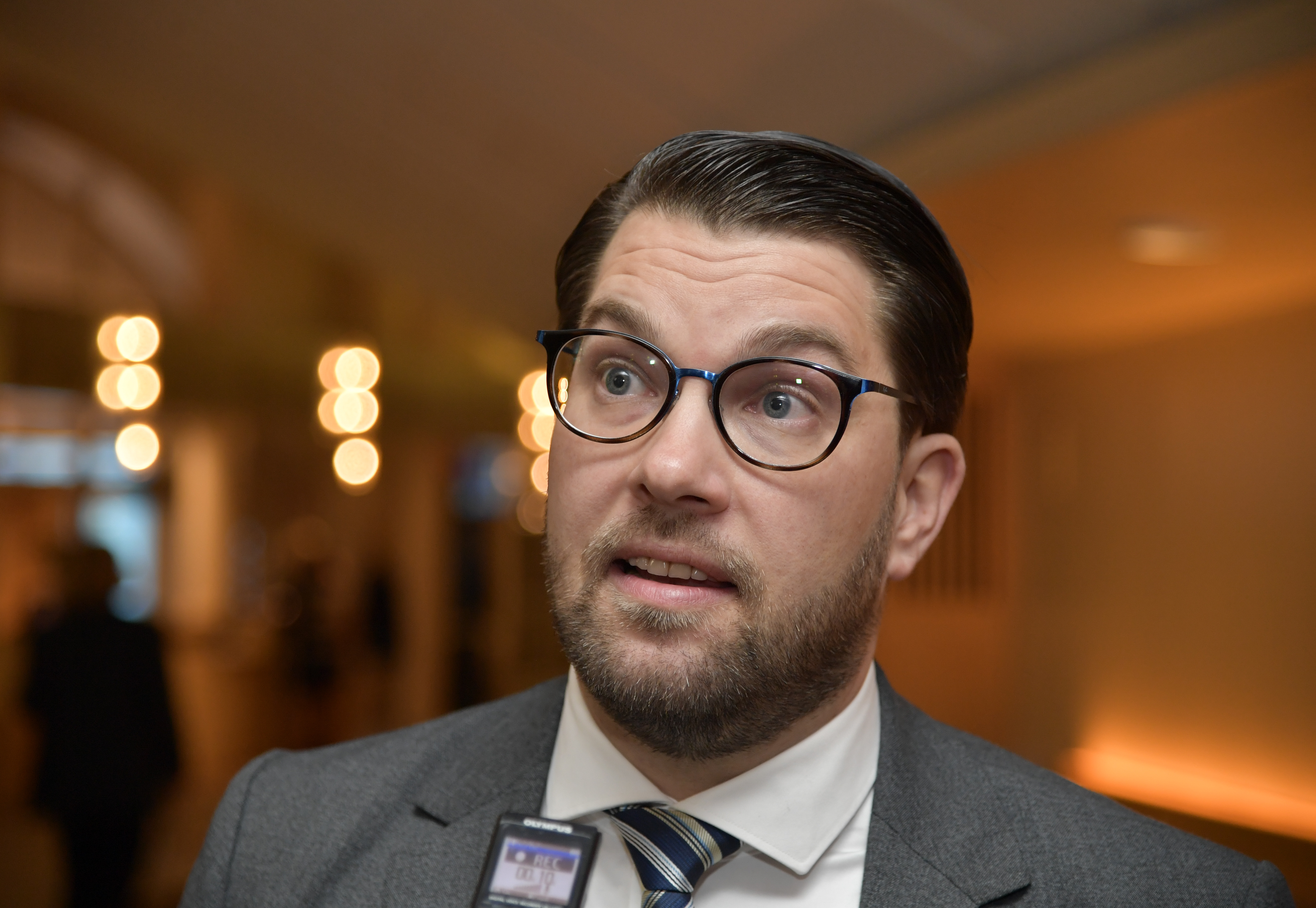 Jimmie Åkesson utfrågad av polis i Turkiet - Syre