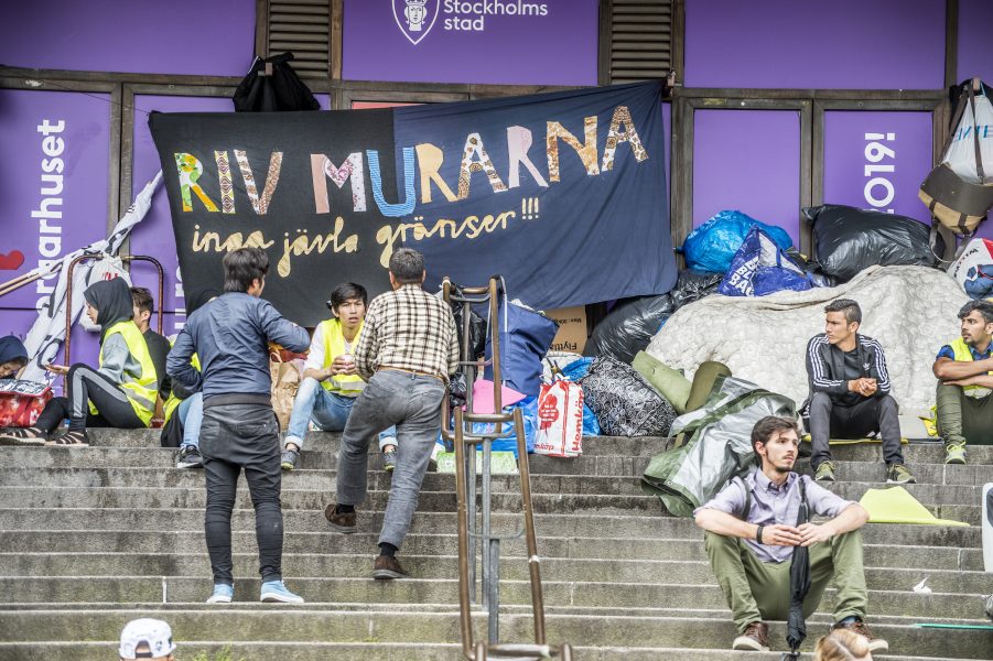 Under fredagseftermiddagen planeras en demonstration för asylrätten på Medborgarplatsen i Stockholm.