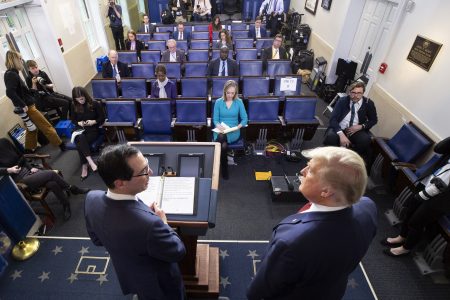 Virus Outbreak Trump
