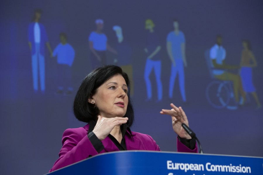 EU-kommissionären Vera Jourová.
