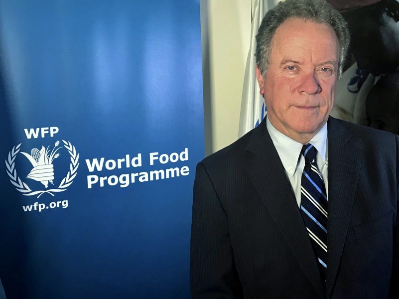 David Beasley, chef för FN:s livsmedelsprogram WFP.