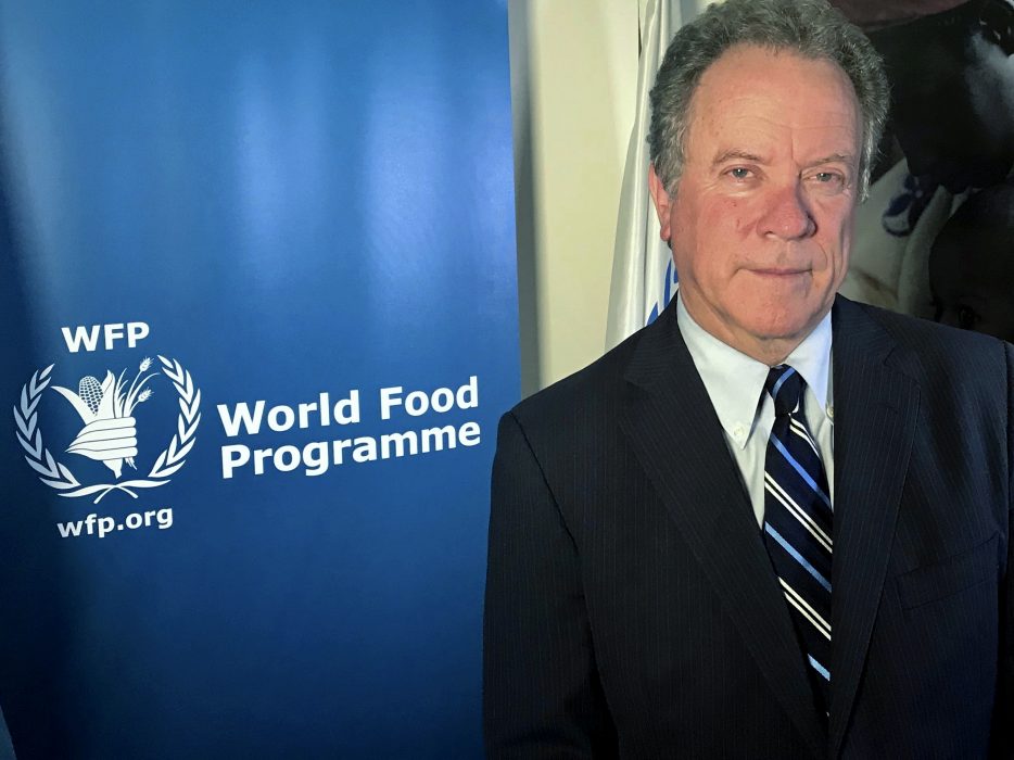 David Beasley, chef för FN:s livsmedelsprogram WFP.