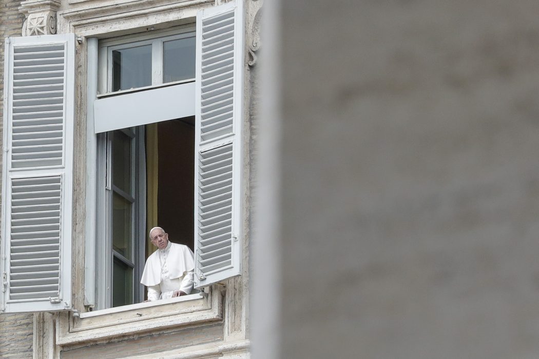 Påve Franciskus i Vatikanen.