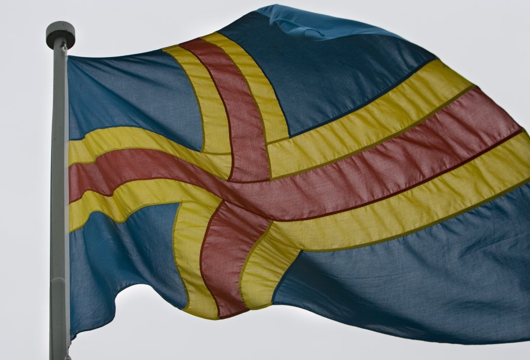 Ålands flagga.