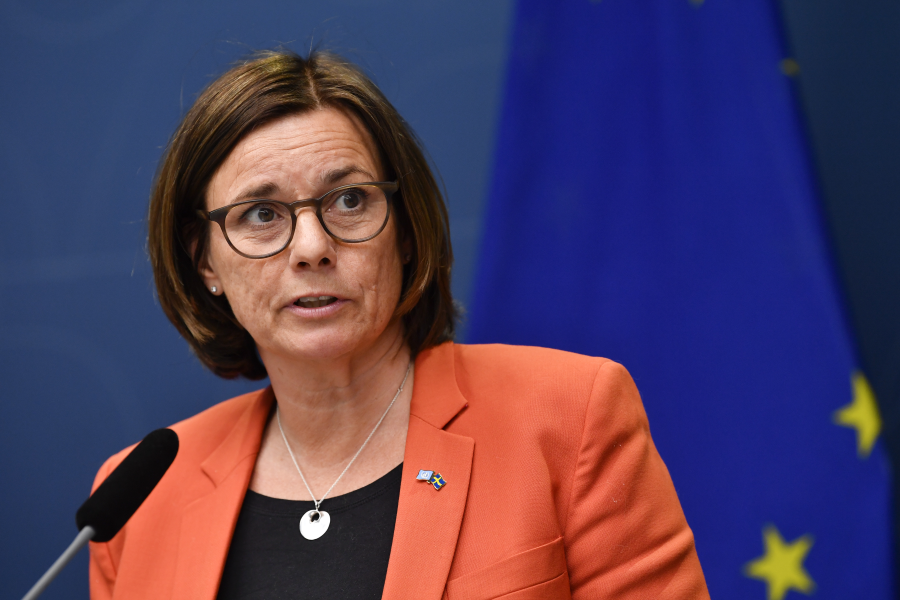 Vice statsminister Isabella Lövin.
