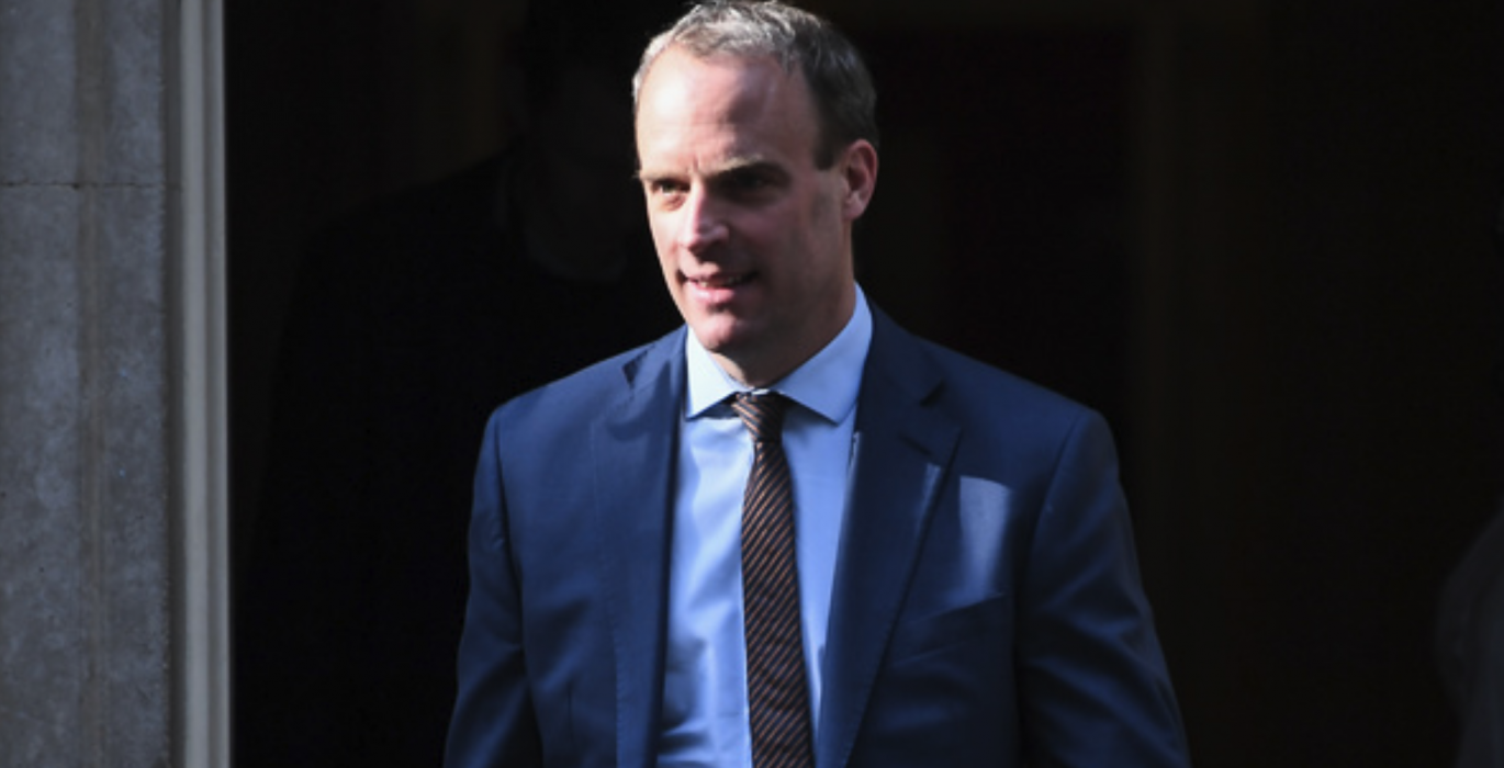 Storbritanniens utrikesminister Dominic Raab.