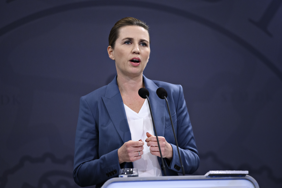 Statsminister Mette Frederiksen (S).
