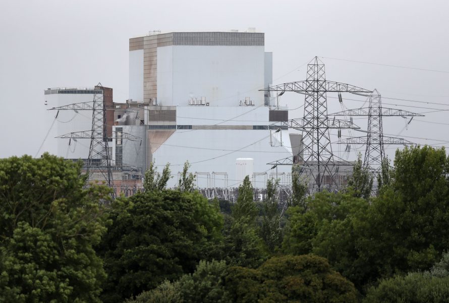 Ett av de befintliga kärnkraftverken vid Hinkley Point, i brittiska Somerset.
