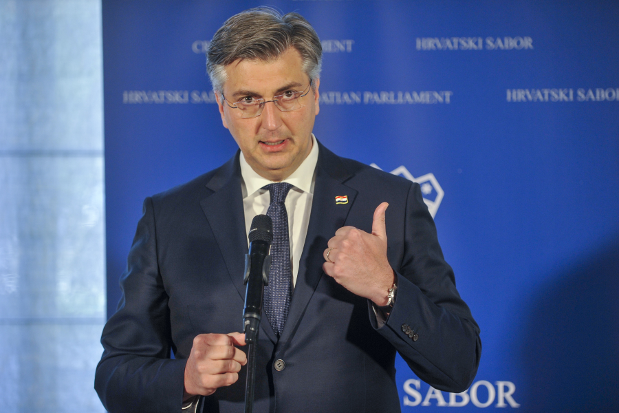 Kroatiens premiärminister Andrej Plenkovic.