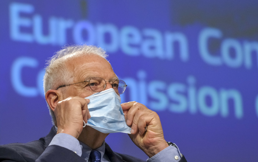 EU:s utrikeschef Josep Borrell ska diskutera relationen till Kina med medlemsländernas utrikesministrar.