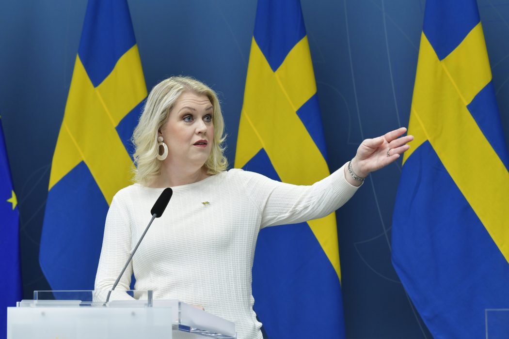 Socialminister Lena Hallengren (S).