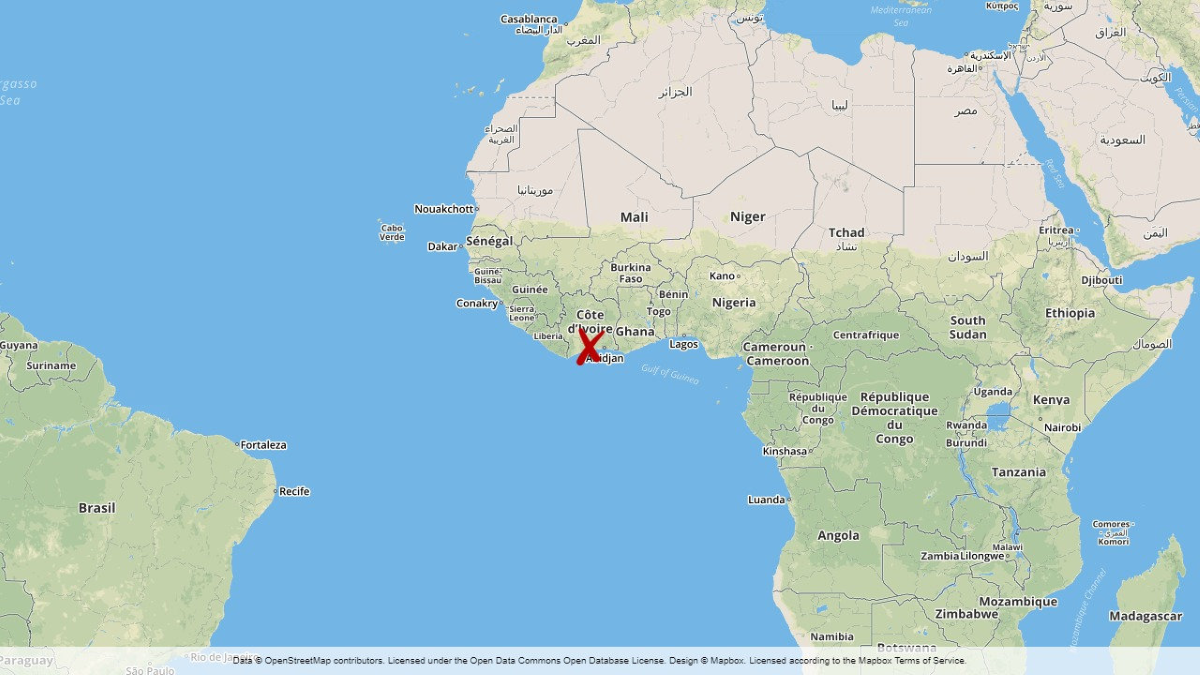 Abidjan i Elfenbenskusten.