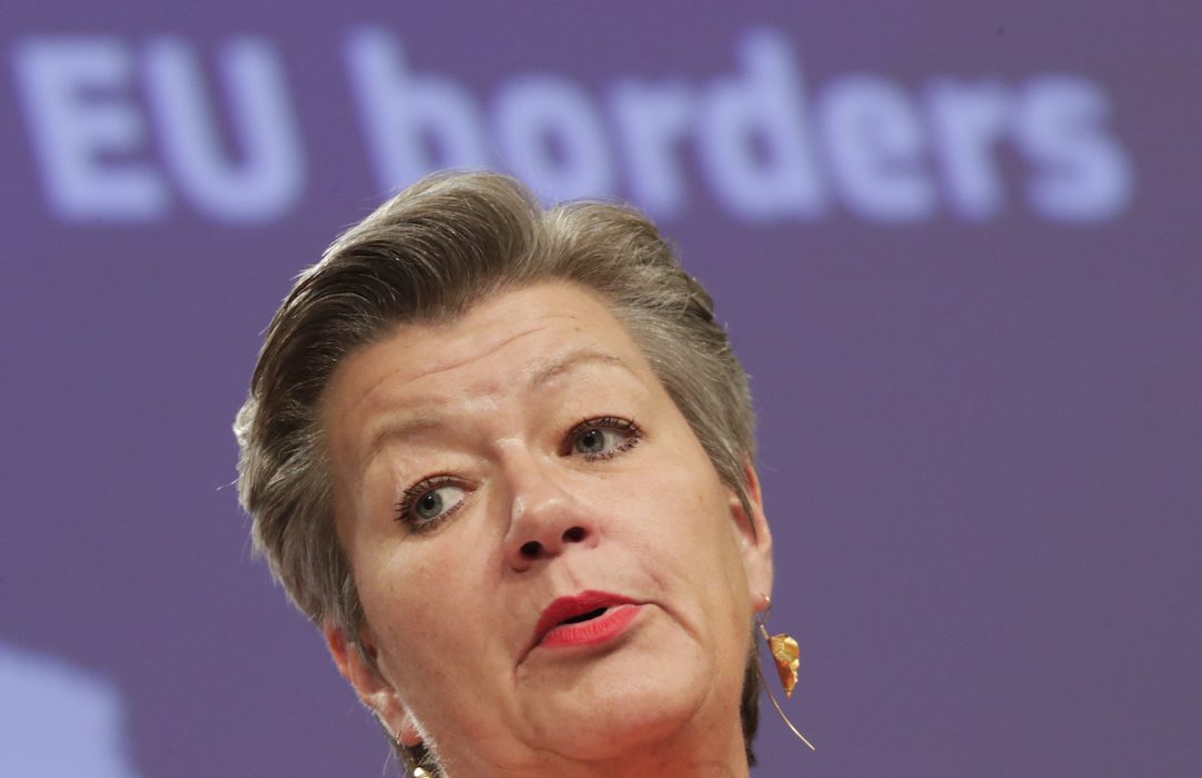 EU:s inrikeskommissionär Ylva Johansson.