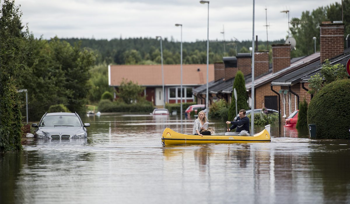 En varmare jord kommer att ge Sverige mer nederbörd.