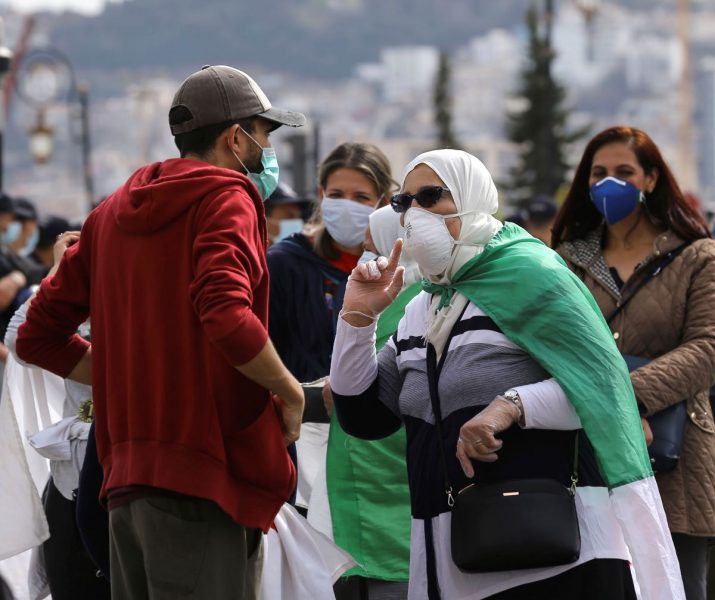 Coronarestriktionerna i Algeriet har dämpat protesterna i landet.