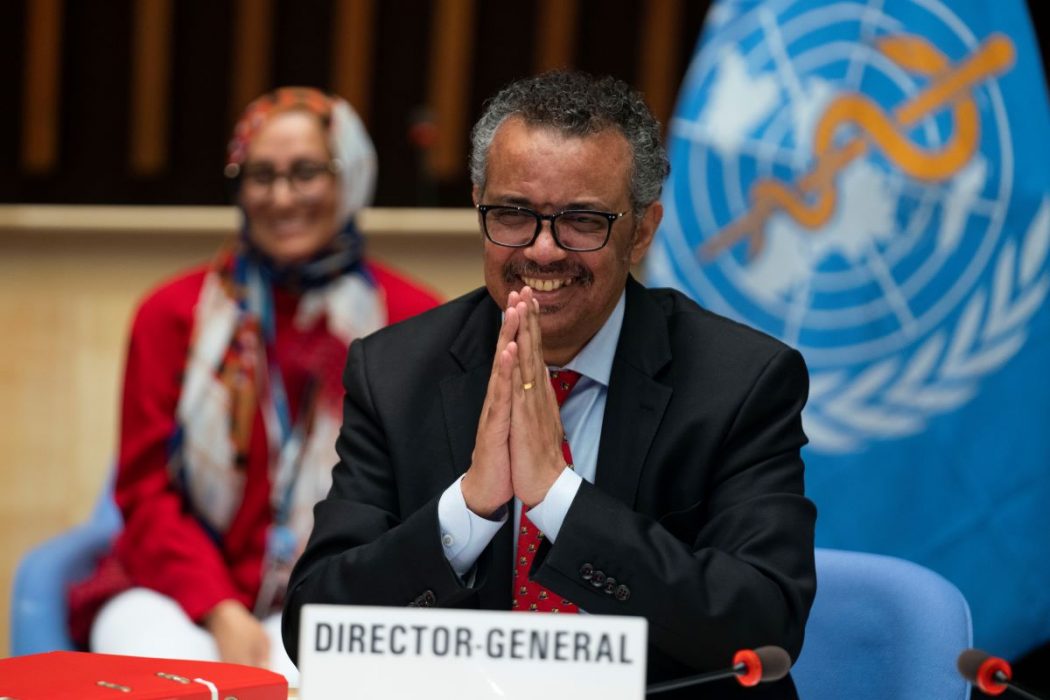 WHO:s generalsekreterare Tedros Adhanom Ghebreyesus.