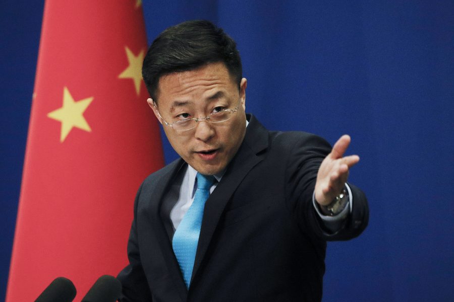 Utrikesdepartementets talesperson Zhao Lijian har gjort sig känd för sina verbala angrepp på kritiker på Twitter.