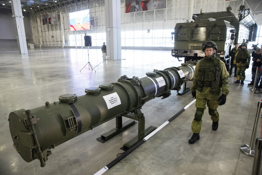 När USA lämnade INF-avtalet om kärnvapennedrustning 2019 drog sig även Ryssland ur.