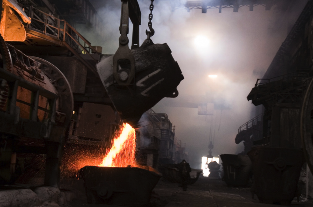 Fabriksanläggningen Norilsk Nickel i Ryssland.