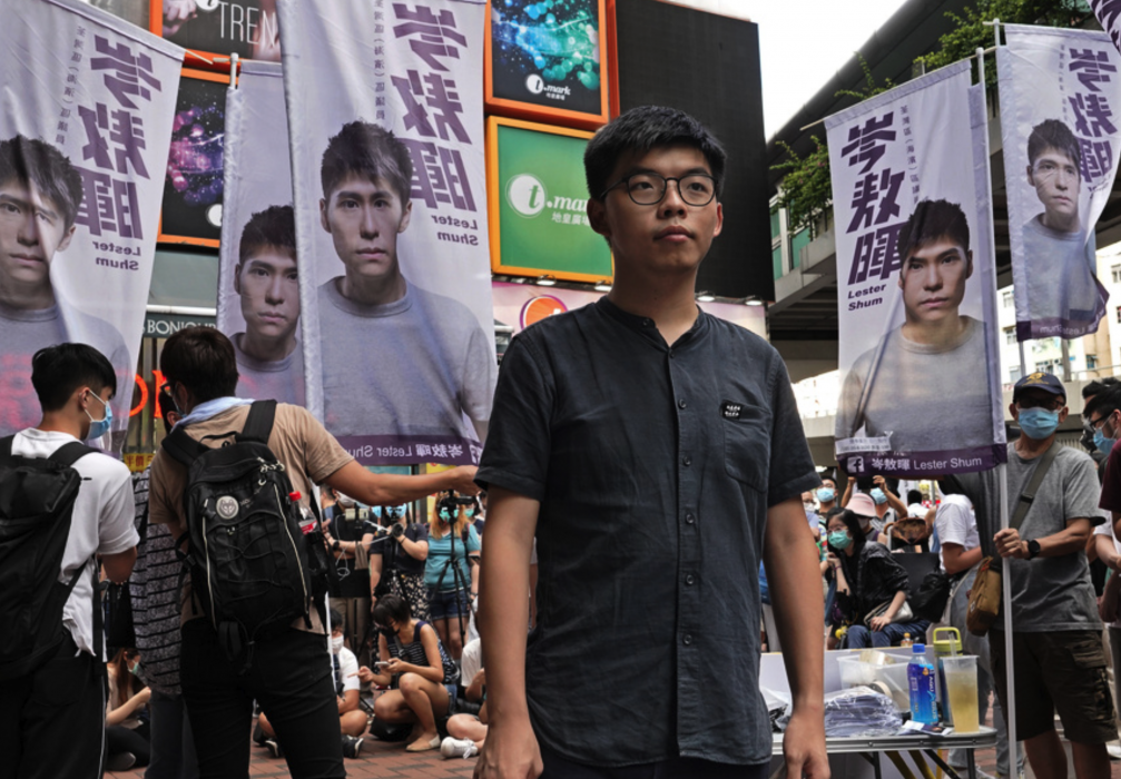 Demokratiaktivisten Joshua Wong.