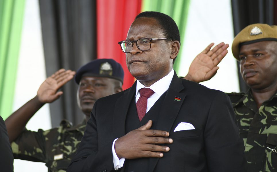 Malawis president Lazarus Chakwera.