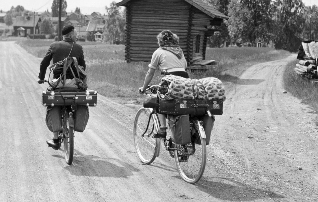 Cykelsemester i Dalarna 1930.