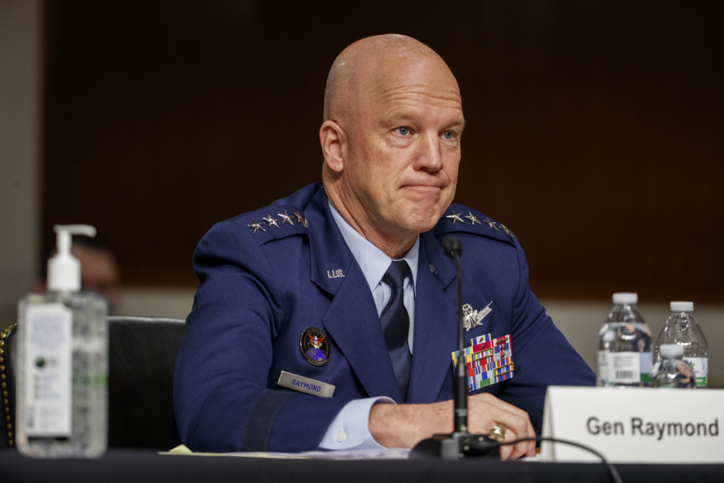 General John Raymond, en av de amerikanska militärer som nu larmar om Rysslands intentioner i rymden.