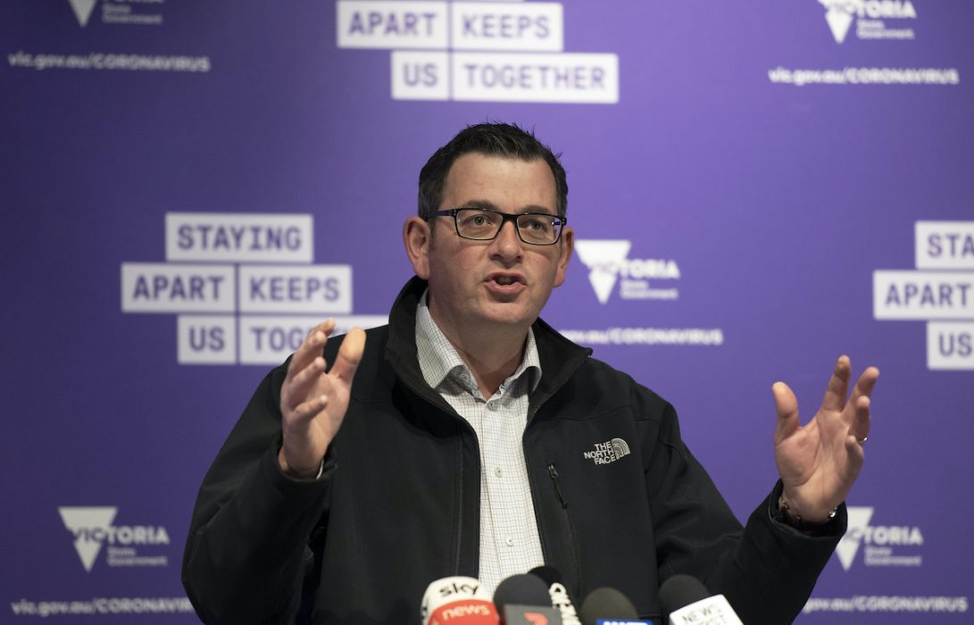 Daniel Andrews, premiärminister i delstaten Victoria i Australien.