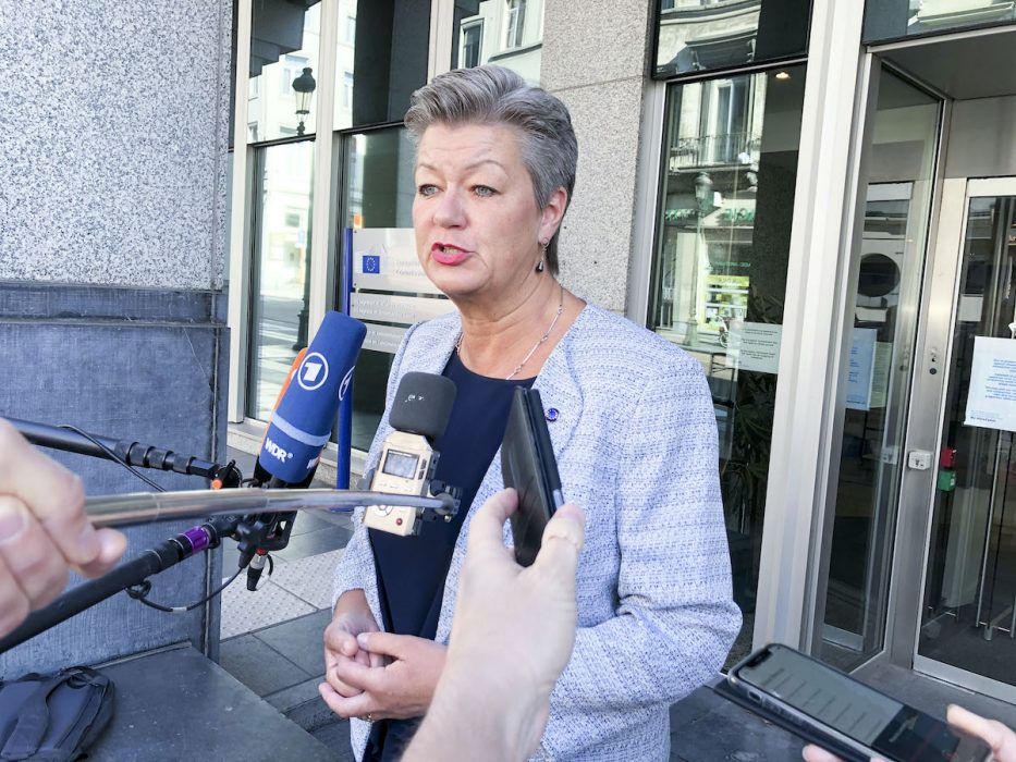 EU:s inrikeskommissionär Ylva Johansson.