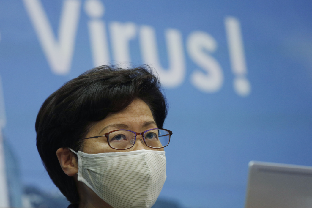 Valet i Hongkong skjuts upp, meddelar Hongkongpolitikern Carrie Lam.
