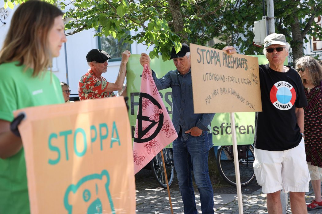 Protesterna mot utbyggnaden av Preems raffinaderi i Lysekil har varit många.