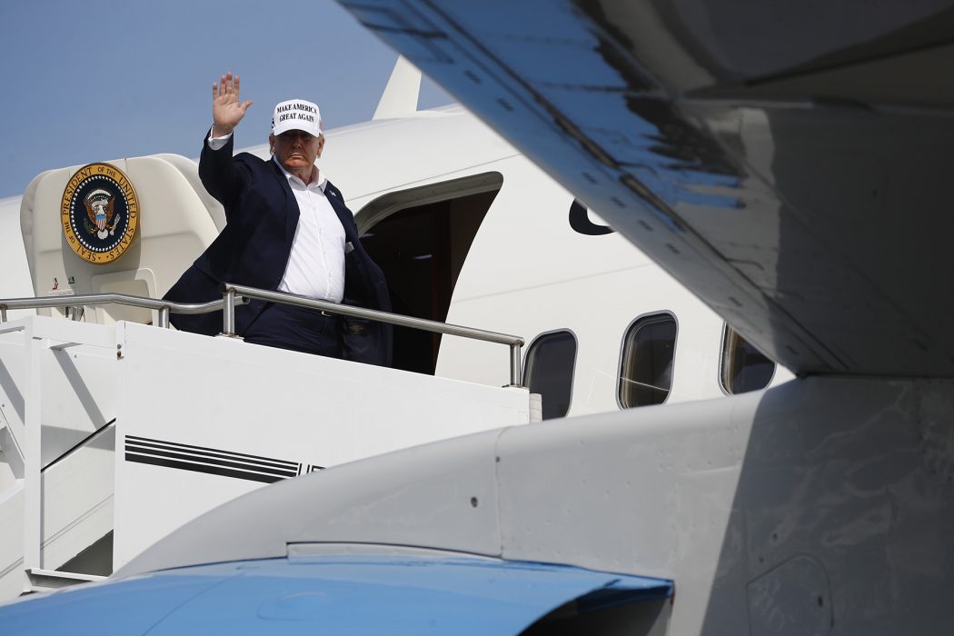 Sedan dess har han spenderat minst 138 miljoner dollar på resor med Air force One, främst till egna golfbanor, bland annat i Florida.