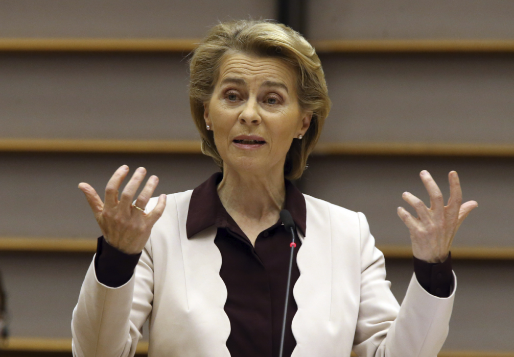 EU-kommissionens ordförande Ursula von der Leyen.