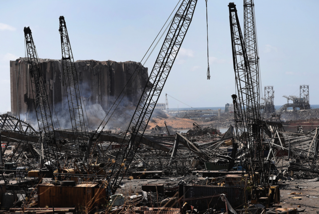 Förödelsen är enorm efter tisdagens explosioner i Beirut, Libanon.