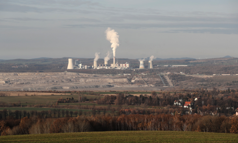 Turow, en kolgruva samt kraftverk i sydvästra Polen.