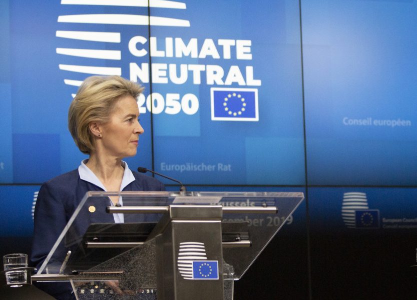 EU ska bli klimatneutralt till 2050 och kommer presentera en plan för att skärpa utsläppsmålen i september 2020.